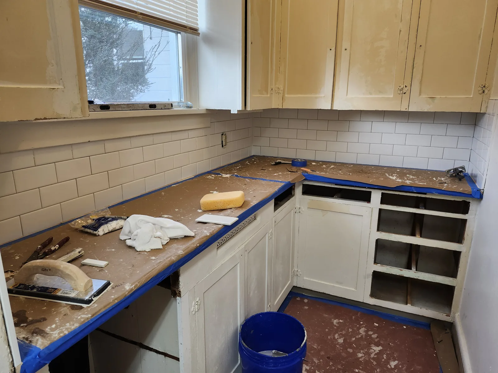 Bathroom Tile Upgrade - Paint Coat Carpentry