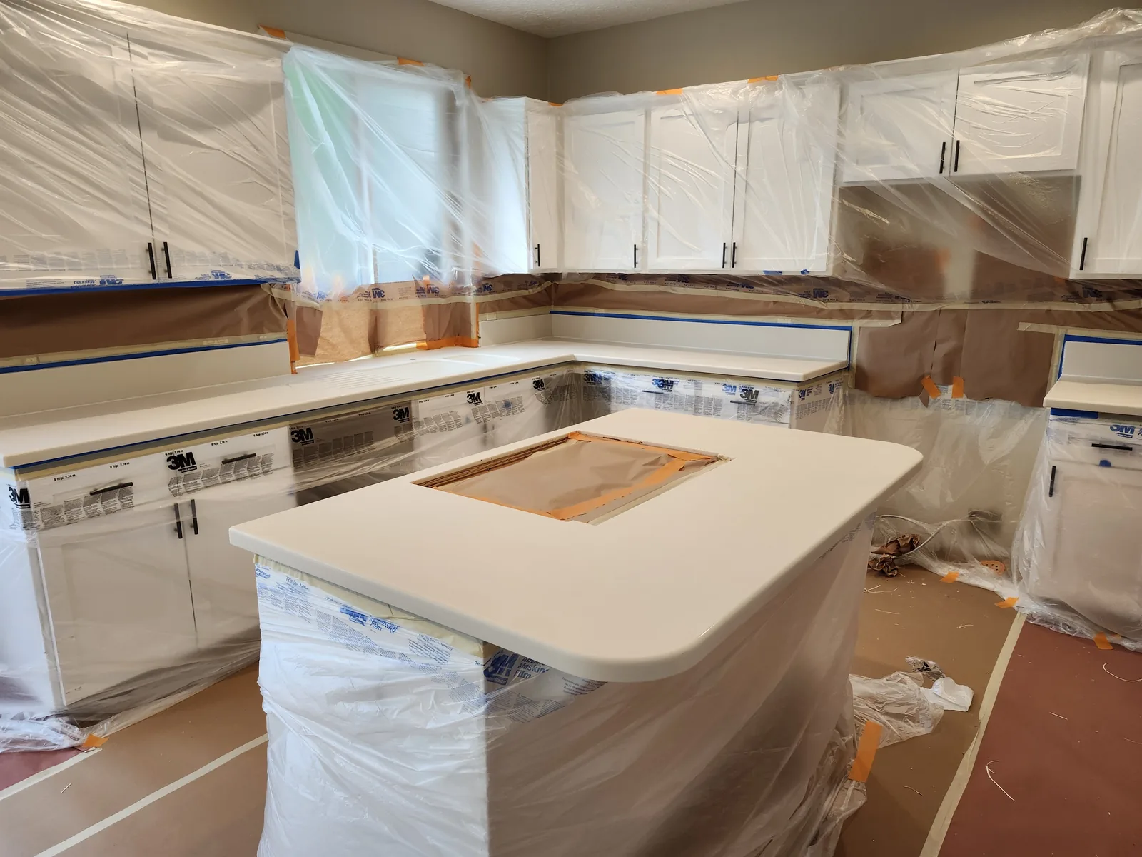 Countertop Before Refinishing