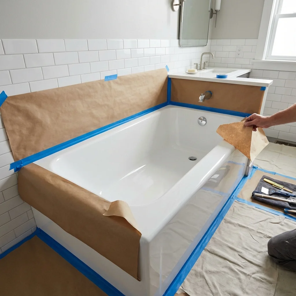 Tile & Tub Glazing - Paint Coat Carpentry