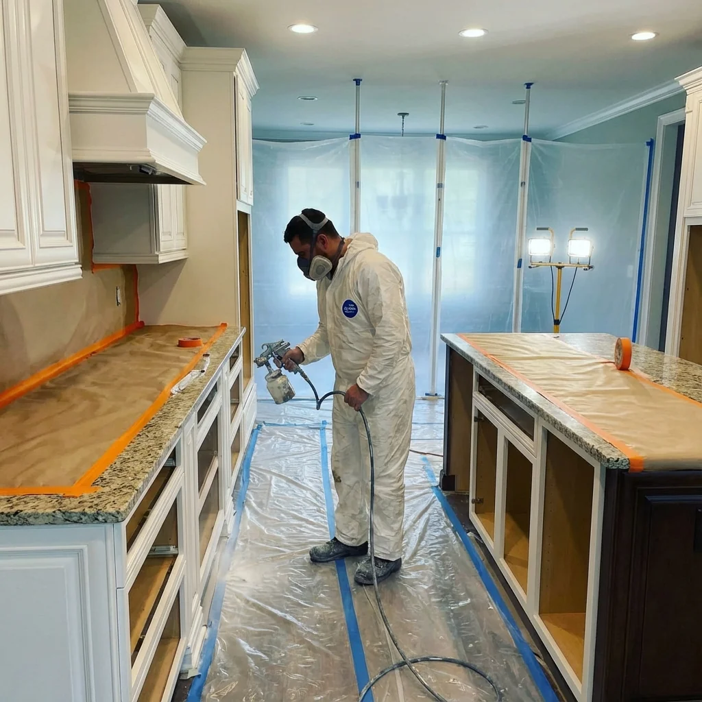 Kitchen Cabinet Refinishing - Paint Coat Carpentry