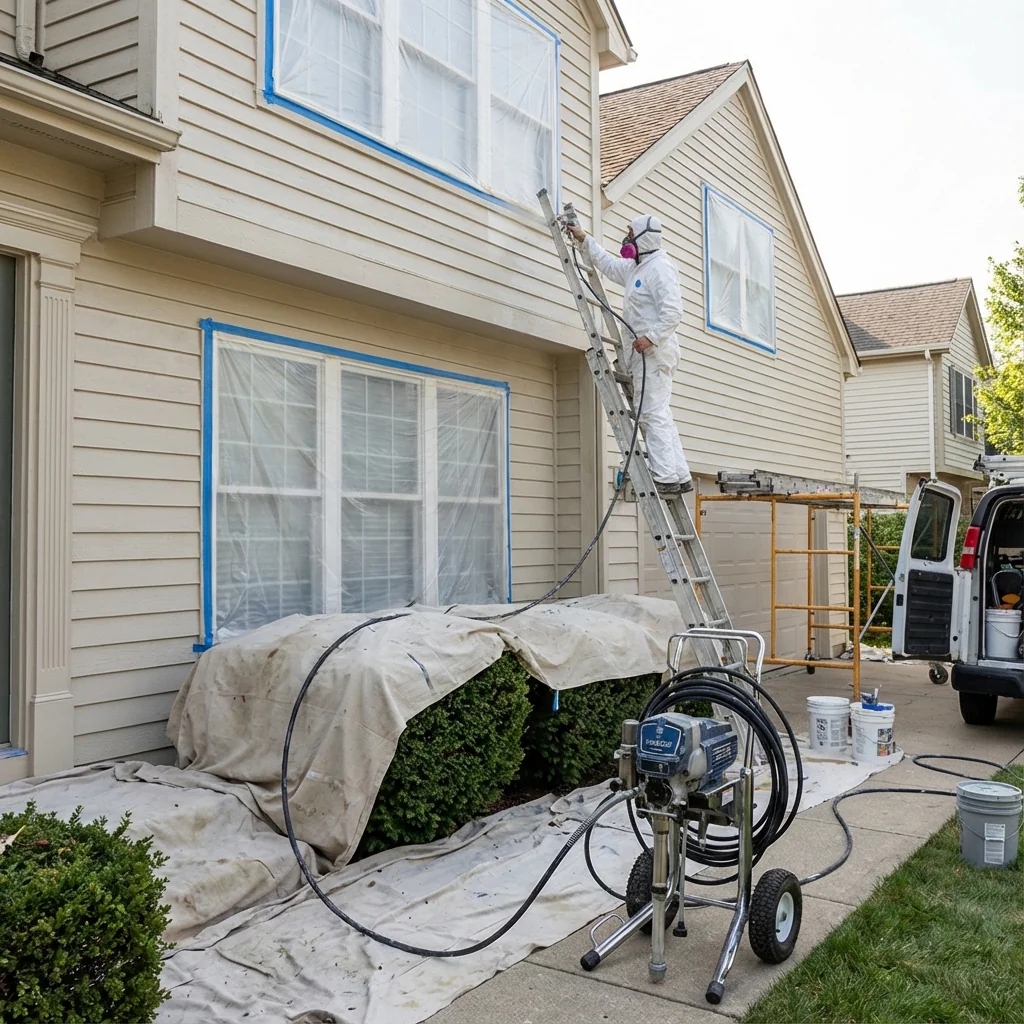 Residential Exterior Painting - Paint Coat Carpentry